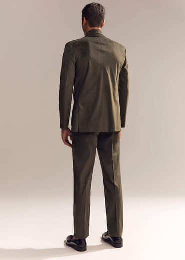 Green Velvet Jodhpuri Suit For Men With Cutdana And Moti Embroidery