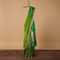 Green Bnarasi Silk Saree With Gold Zari Buti And Unstitched Blouse Piece