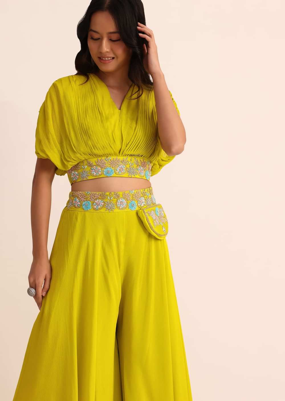 purple-art-silk-skirt-with-bustier-enhanced-with-3d-flower