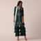 Green Kurta And Layered Pant Set