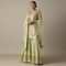 Green Sharara Set With Exquisite Mirror Work