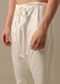 Grey Bundi And Kurta Set In Silk