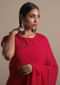 Grey Contemporary Earrings Adorned With Kundan, Bugle Beads And Crystal Online - Kalki Fashion