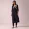 Grey Chiffon Anarkali And Pant Set