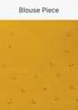 Honey Yellow Floral Printed Saree In Organza With Cut Dana Embroidery