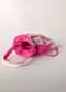 Hot Pink Festive Potli In Raw Silk With Motif Details