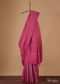 Hot Pink Kanjivaram Silk Saree With Zari Weave