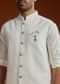 Ivory Kurta Jacket Set With Pintucks Detailing