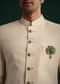 Ivory Silk Sherwani Suit