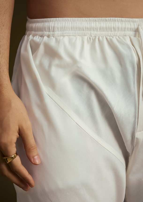 Ivory Zardozi Embroidered Sherwani With Matching Dupatta