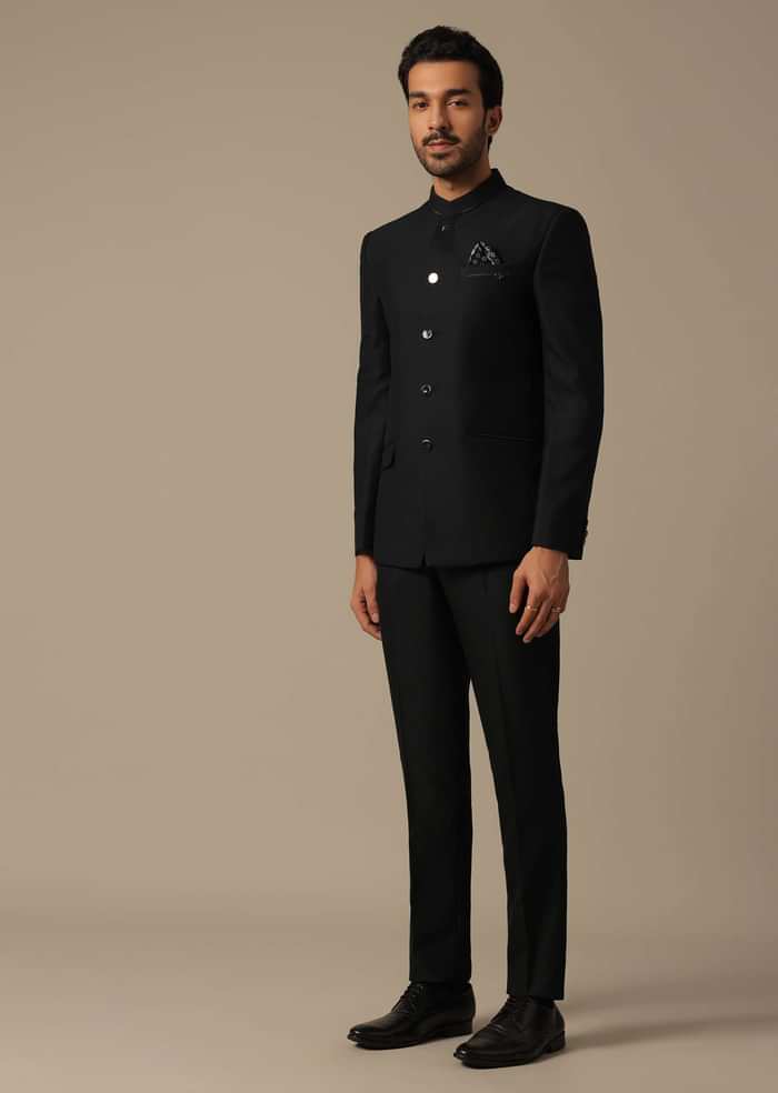 Jodhpuri Suit in Black