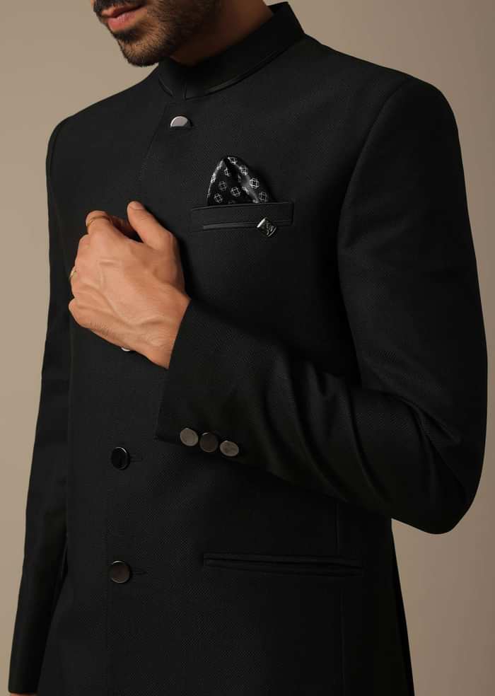 Jodhpuri Suit in Black