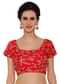 Coral Blouse In Raw Silk With Sequins Embroidery And Side Zip Online - Kalki Fashion