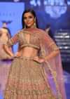 Rose Pink Bridal Lehenga In Raw Silk With Heavy Embroidery - NOOR 2022