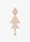 Gold Plated Diamond Mesh Necklace Set