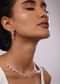 Gold Plated Diamond Necklace Set