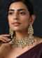 Gold Plated Kundan Necklace Set