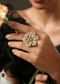Gold Plated Polki Ring