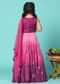 Kalki Shaded Pink Embroidered Lehenga And Blouse Set In Georgette For Girls