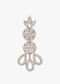 Silver Plated Diamond Jewelry Set With Teardrop Design