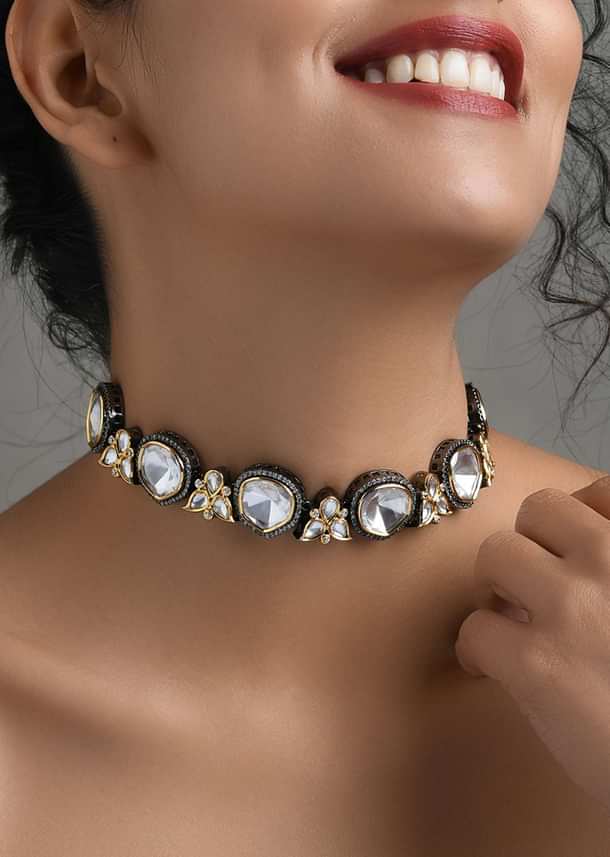 Silver Victorian Choker Necklace Silver Victorian Choker Necklace