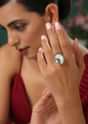 Victorian Polki Ring Studded With Polkis