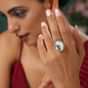 Victorian Polki Ring Studded With Polkis