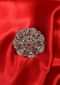 Lakshmi motif huge size temple ring in floral shape only on Kalki