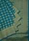 Light Blue chanderi silk saree weaved saree only on Kalki