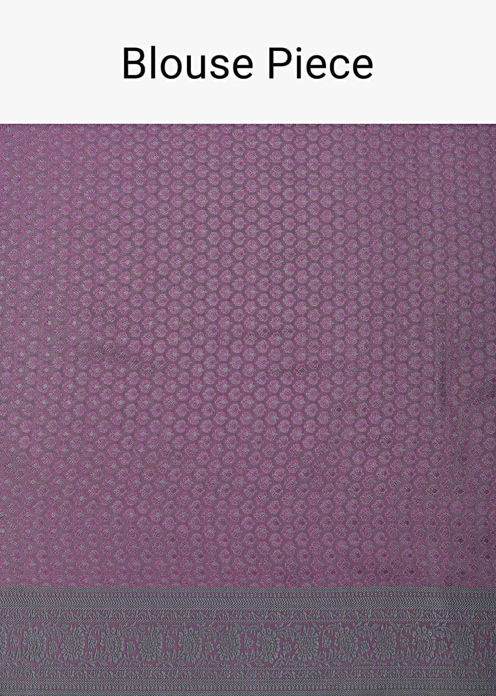 Wine South Resham Silk Saree With Woven Work And Unstitched Blouse Fabric
