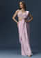 Lilac Ready Pleated Saree With Embellished Blouse And Belt