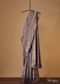 Lilac Purple Woven Kanjivaram Saree In Silk With Unstitched Blouse