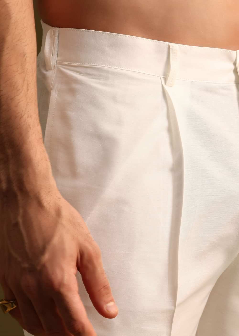 Lilac Silk Schiffli Work Kurta And Pant