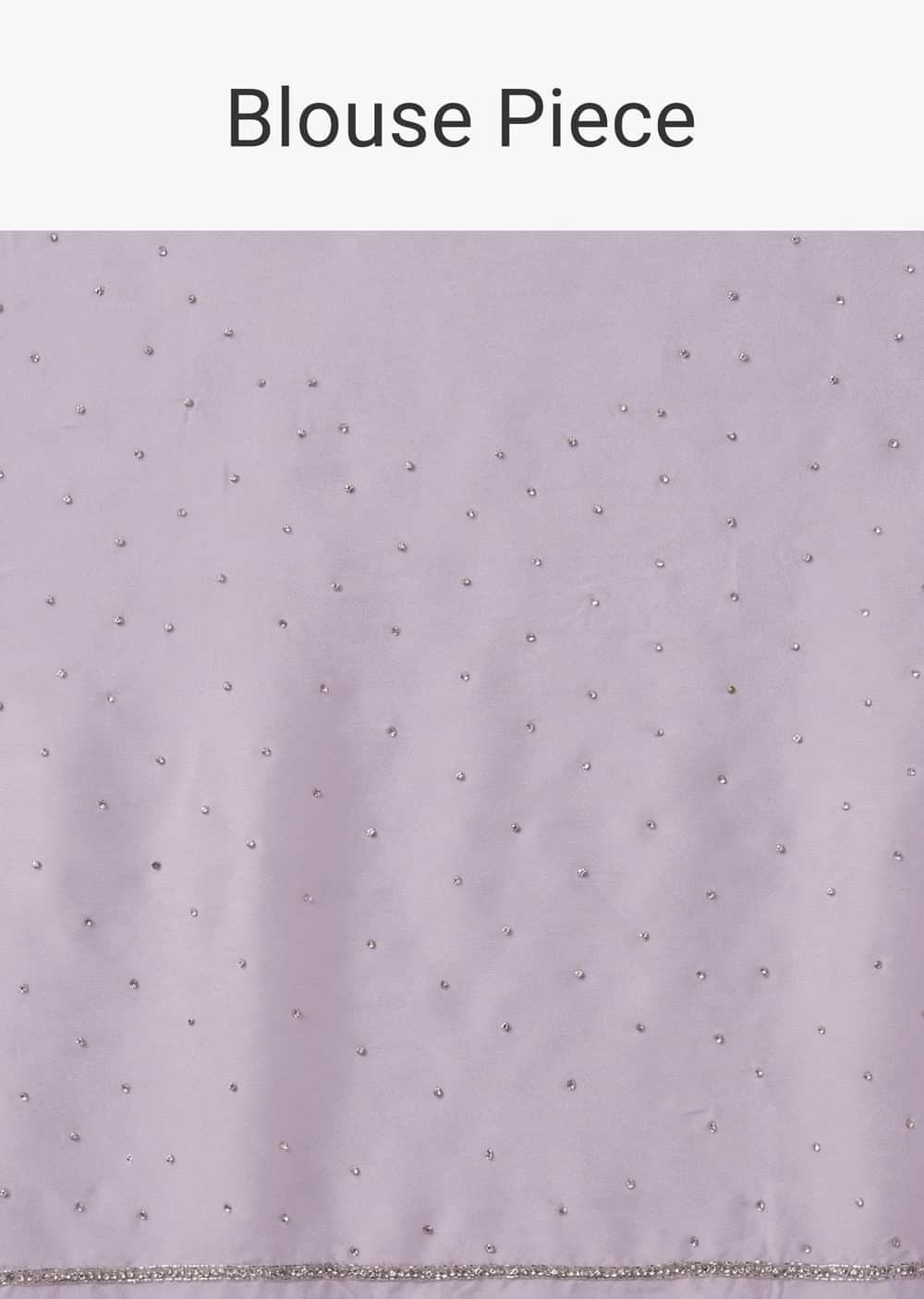 Lavender Purple Sequins Saree With An Embellished Border