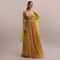 Lime Green Chiffon Embroidered Floor Length Anarkali Set With A Net Dupatta