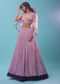 Ombre Lehenga And Crop Top In Moti Cut An Dana Embroidery, Cape Jacket In Tassels Fringes At The Border