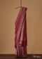 Magenta Pink Kanjivaram Saree In Pure Uppada Silk With Zari Weave And Unstitched Blouse