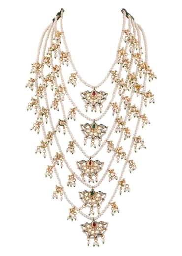 Maharani Pearl And Kundan Necklace