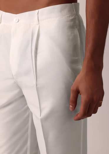 Majestic Festival Silk Kurta Set With Thread And Mirror Work
