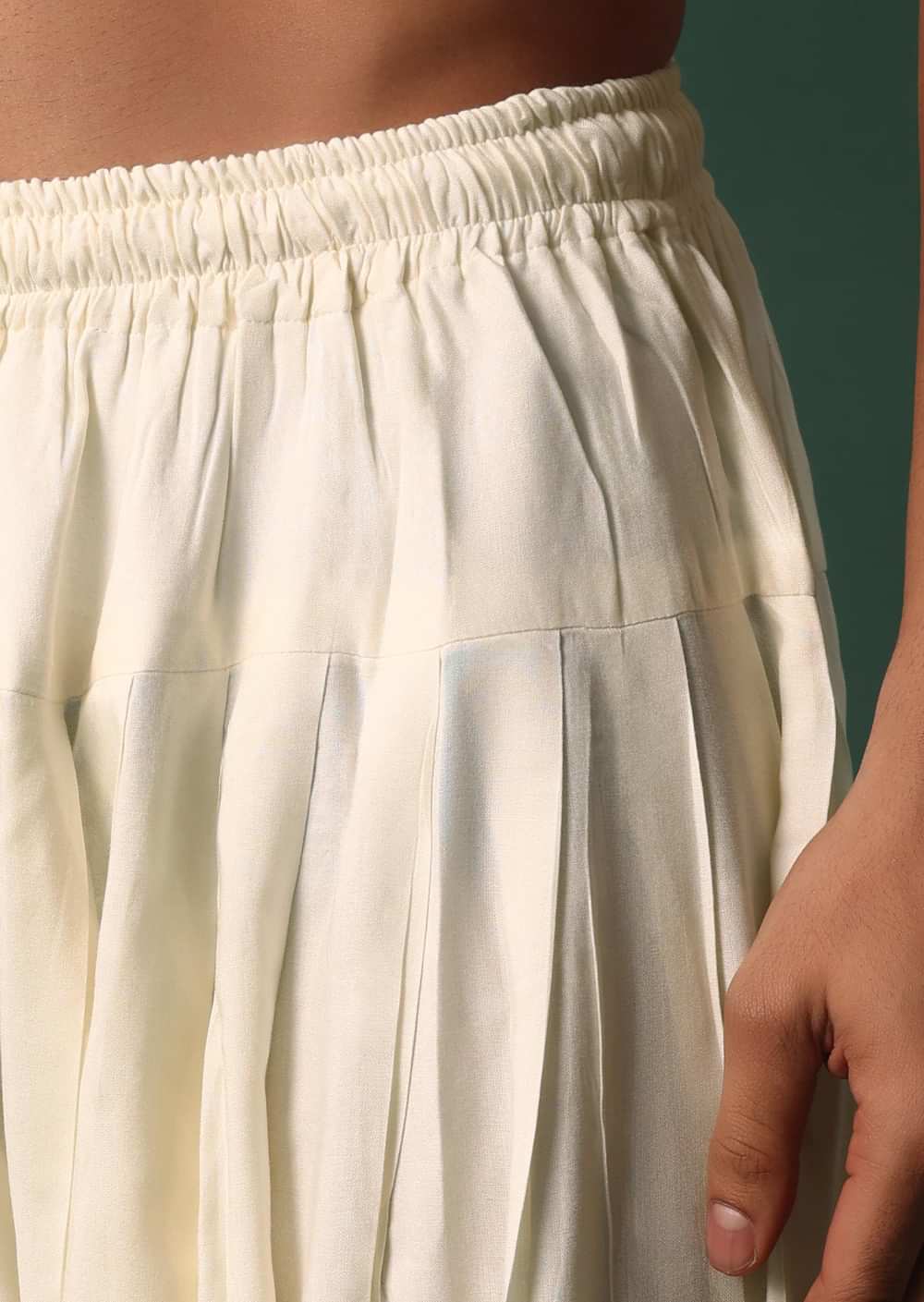 Majestic Ivory White Pathani Kurta Set