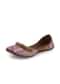 Maroon Juttis With Ethnic Design And Tiny Ghungroos By 5 Elements