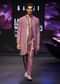 Mauve Handwoven Silk Embroidered Sherwani Suit