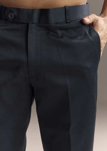 Midnight Blue Jodhpuri Suit For Men With Heavy Hand Embroidery
