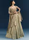 Mint Green Silk Bridesmaid Lehenga With Heavy Embroidery