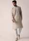 Multi-colored Festive Floral Kurta Set For Men