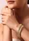 Multi Mix Metal Kundan Bangle Set of 2