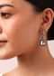 Multi Tone Kundan Danglers With Geometric Motifs