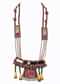 Multicolor Hand Embroidered Thread And Beaded Boho Necklace