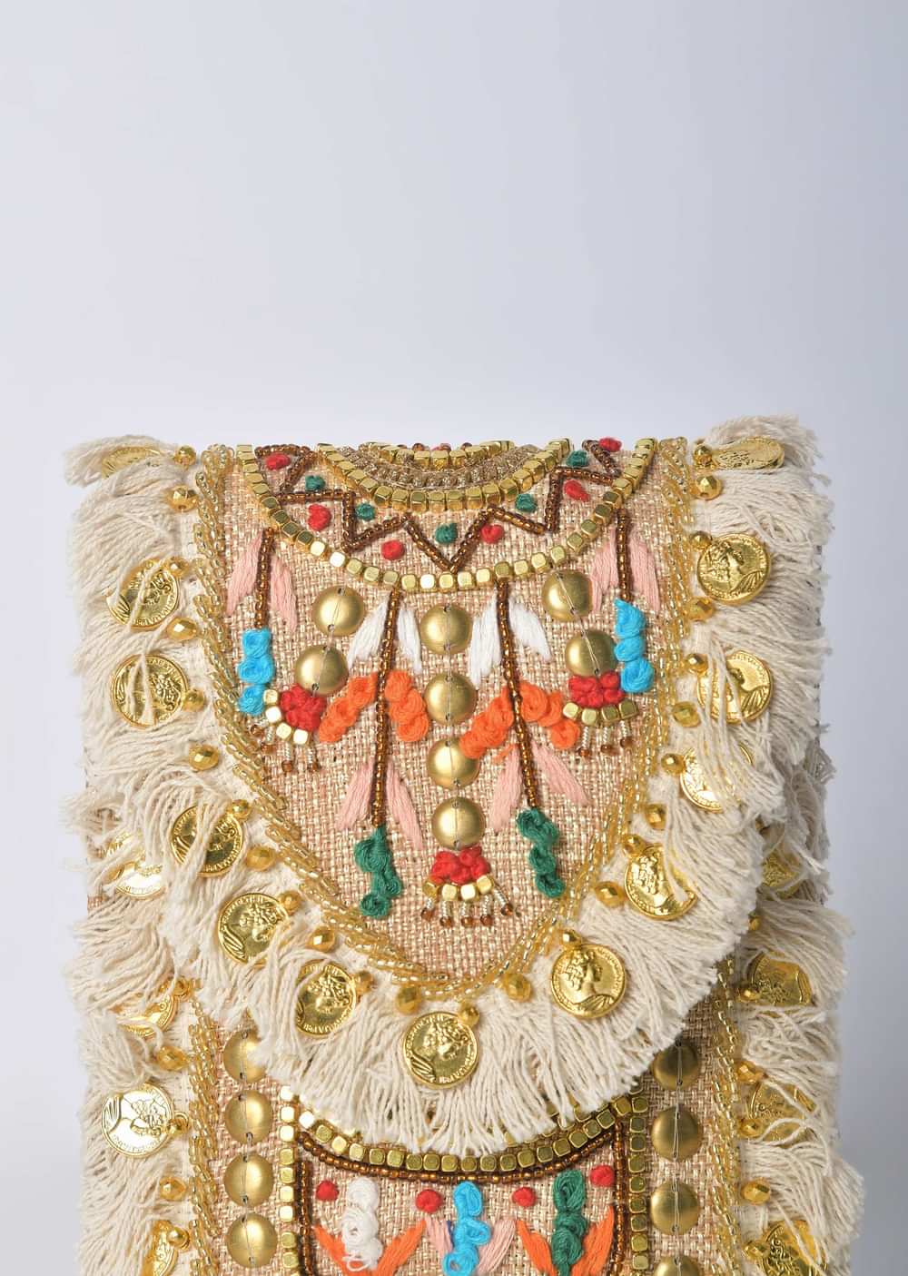 Multicolor Bohemian Sequin Clutch