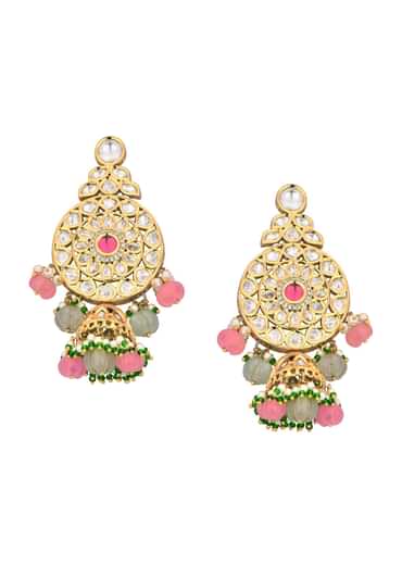 Multicolor Choker Set With Encrusted Kundan
